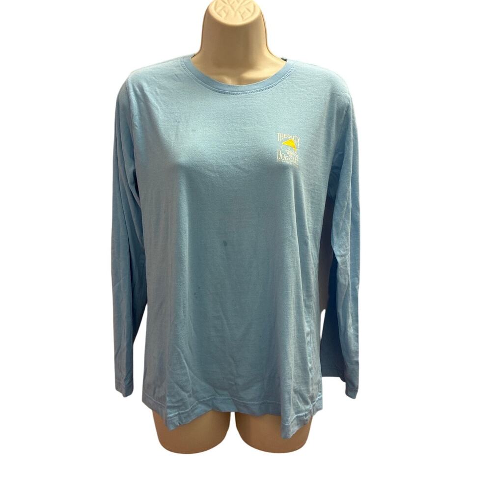 LAT Light Blue Salty Dog Long Sleeved T Shirt Size Large‎